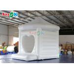 Wedding Inflatable Bounce White Jumping Castle Flame Retardant