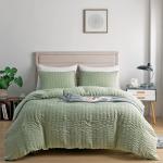 Customizable Seersucker Duvet Cover Set 3-Piece Luxury Bedding Set Unique Style