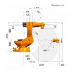 KR1000 1300 Kuka Robot Arm Titan PA Use For Palletizer And Handling