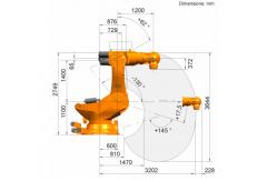 China KR1000 1300 Kuka Robot Arm Titan PA Use For Palletizer And Handling supplier