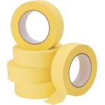 Yellow High Temperature Resistance Crepe Paper Masking Tape 25mm*50m for sale