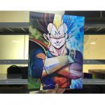 Non Toxic 3D Lenticular Poster Printing Goku Wall Art Painting for sale