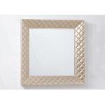 3D Square Accent Metal Wall Art Mirror for sale