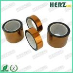 Length 33m ESD Warning Tape , ESD Kapton Tape High Temperature Resistance for sale