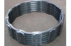 China Antirust Blade Barbed Wire Anti Oxidation Electro Galvanized supplier