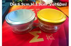 China High Transparent Glass Caviar Packaging Jar 1oz 50-60gram FDA Approved supplier
