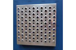 China 5 Diamond Holes 450mm*3000mm Galvanized Steel Plank Grating Perforated supplier