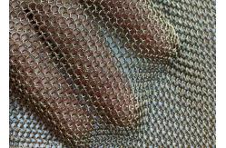 China Welded 0.53mm Wire Diameter Chain Mail Mesh For Security Gloves Clothes supplier