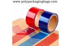 China Offset Printing Perforated Tamper Proof Tape For Carton Package supplier