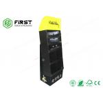 UV Coating Customized Logo Cardboard Floor Displays , Sturdy Structure Corrugated POP Displays for sale
