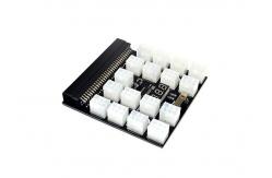 China ATX 17x 6Pin Power Supply Breakout Board 12V For Ethereum supplier