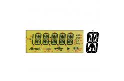 China 14 Segment LCD Transflective Transparent LCD Display Module Operating Temp -30-+80℃ supplier
