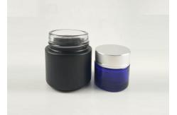 China Skin Care Glass Cosmetic Cream Jar , Empty Glass Cream Containers supplier