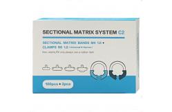 China Dental Sectional Matrix System C2 Autoclavable includes Sectional Matrix Bands M4 + Clamps R6 supplier