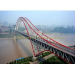 Customized Single Lane Double Lane Steel Bridge Structure Cold Rolled for sale