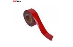 China Polyurethane Iridescent Reflective Heat Transfer Film Retro Reflex Tape Hi Vis Segmented EN20471 supplier