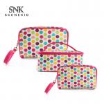 Zipper Canvas Cosmetic Bag Set for sale