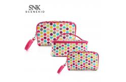 China Zipper Canvas Cosmetic Bag Set supplier