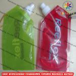Stand Up Spout Pouch Packaging With Metal Hook for sale