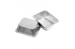 China Heavy Duty Aluminum Foil Food Containers Disposable Deep Takeaway Pan With Foil Lid supplier