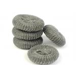 5pcs 20Gram Kitchen Cleaning Ball , Stainless Steel Galvanized Mesh Scourer OEM for sale
