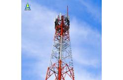 China Four Legged Angular Steel Lattice Tower For Telecommunication supplier