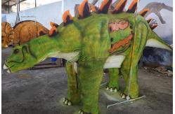 China Green Attractive Realistic Dino Costume High Durability For Party Entertainment supplier