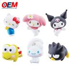 Custom PVC Cute Mini Figure OEM Plastic Cartoon Toy Make 5cm Height Plastic Toy for sale