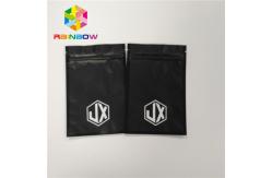 China Mylar Smell Proof Foil Pouch Packaging Self Seal Plastic Bag With Resealable Zipper supplier