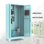 Metal Cleaning Storage Cabinet Double Door Clean Tools Lockers for sale
