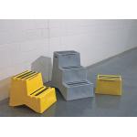 12 Overall Height Double Step Stool Compact Design For Space Saving for sale
