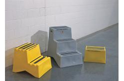 China 12 Overall Height Double Step Stool Compact Design For Space Saving supplier