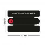 Electronics packaging box custom print logo seal for sale