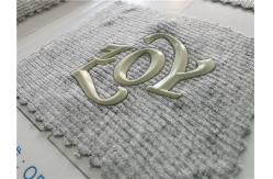 China Durable Bright TPU Custom Clothing Patches With PVC Branding Logo supplier