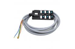 China Single Channel Industrial Distribution Box 6 Port NPN M12 Junction Boxes supplier