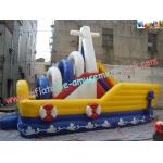 Commercial Inflatable Pirate Slide , Inflatable Jumping Slide For Child