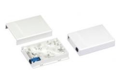 China SC Fiber Optic FTTH Distribution Box Wall Mount Termination Box ABS Material supplier