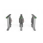 10mm Acrylic Automatic Speedlane Swing Turnstile With Alarm Light