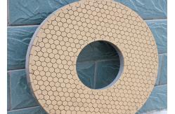 China Easy Grinding Action Ceramic Bond Grinding Wheel , Flat Grinding Wheel Longer Tool Life supplier