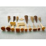 Custom Size Chocolate Ice Cream Cone For Supermarket / Store , Multiple Shap for sale
