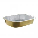 Rectangular Takeout Pans Disposable Aluminum Foil Food Box Container Tray for Turkey