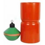 Black / Red / Customized Rubber Slurry Pipe Stopper With High Durability for sale