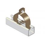 Strut Mount Vibration Damping Routing Clamps For Pipe Lines for sale