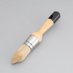 Wax Paint Brush 2pc Flat Round 1in For Furniture Or Home Decor for sale