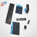 China manufacturer 1mmT thermal conductive gap filler pad  2w black -50 to 200℃  for LED-lit lamps for sale