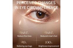 China Silicone Free Gold Niacinamide Eye Cream Mask Moisturizing Whitening OEM supplier