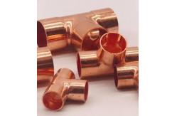 China Metal Target RED Tee UNS C71500 SMLS Copper Nickle Equal Tee Durable supplier