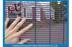 China Galvanized Prison Welded Wire Mesh Fence / Anti-climb 358 High Security Fence supplier