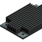 Durable Extruded Aluminum LED Heatsink Efficient Heat Dissipation Efficient Heat Dissipation Sheet Metal Fabrication Product for sale