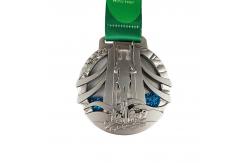 China Flow Glitter Medals Globe Medal Design Round Shape With Arcylic Box supplier